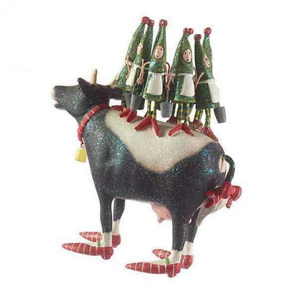 Patience Brewster 12 Days 8 Maids a-Milking Ornament