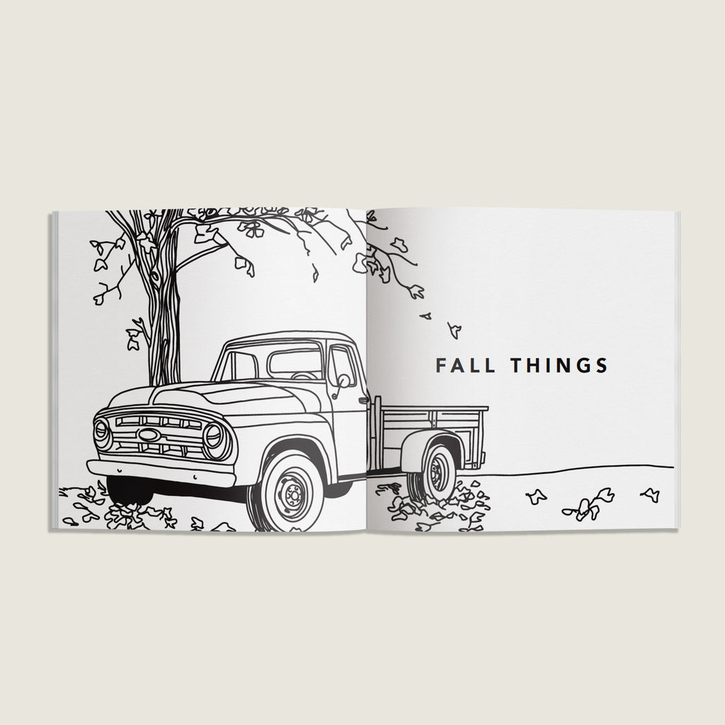 Fall Things: How to Draw Books for Kids