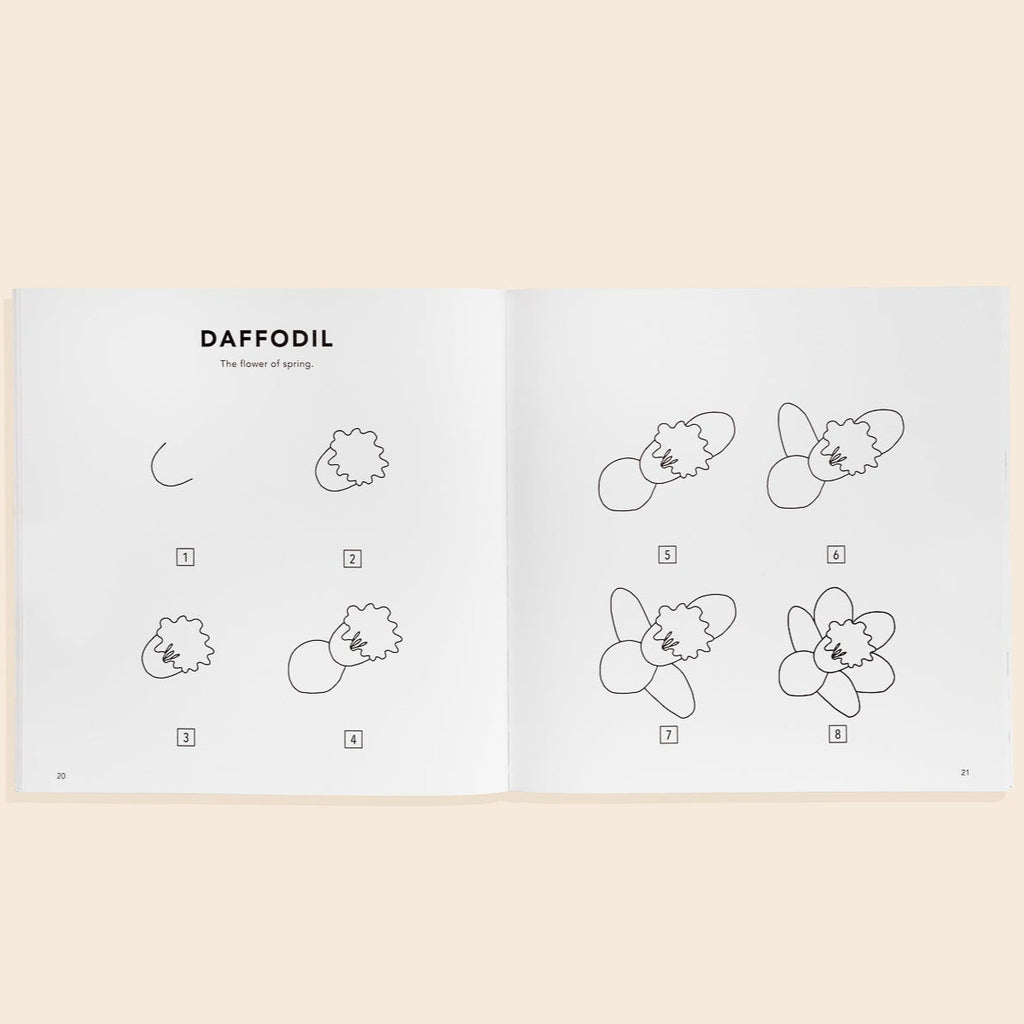 Modern Flowers: How to Draw Books for Kids