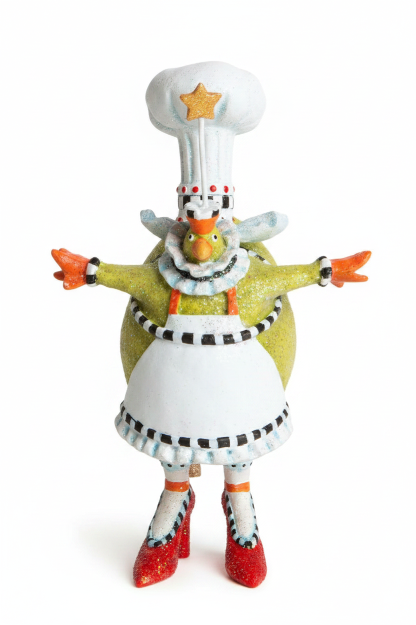 Patience Brewster Mini Three French Hens Ornament
