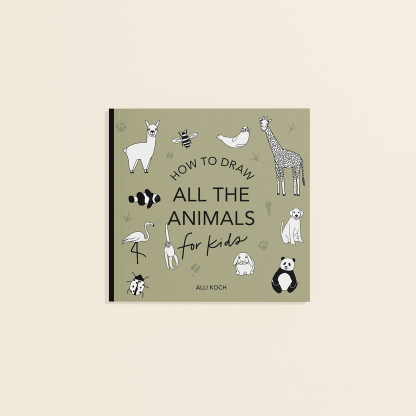 All the Animals Mini | Kids Animal Drawing Book | Three Petals – Three ...