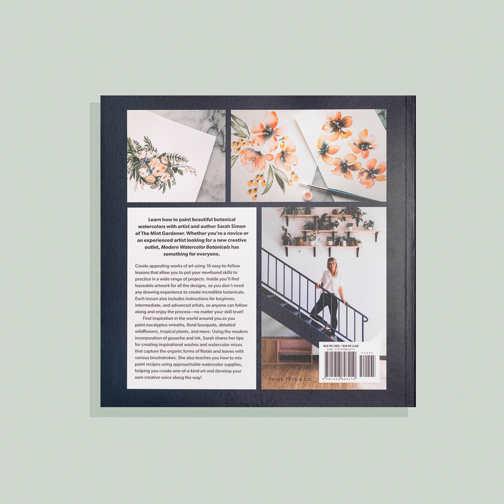 Modern Watercolor Botanicals