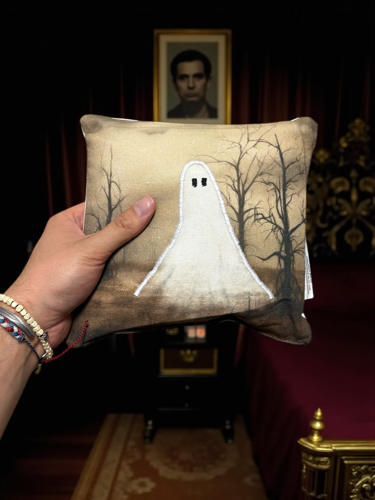 Ghost Landscape Mini Throw Pillows | 4 Styles