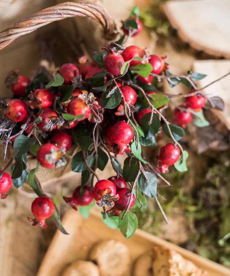 Artificial Fruit Pomegranate Fruit Bouquet 12