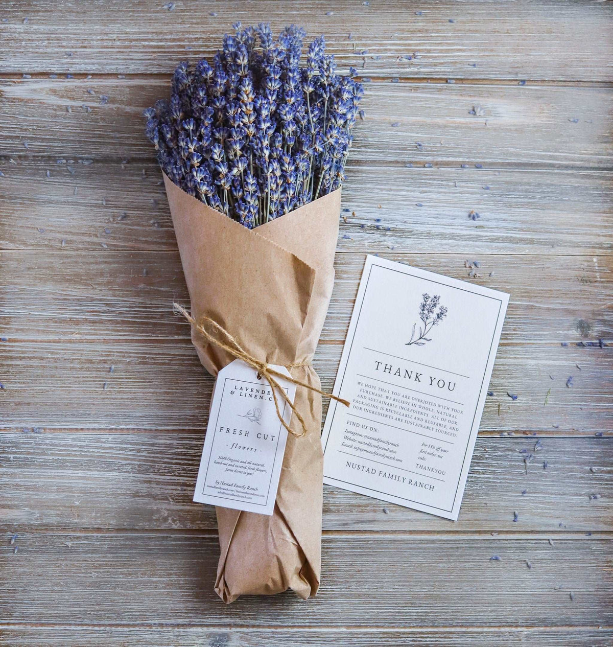 California Dried Lavender Bundles