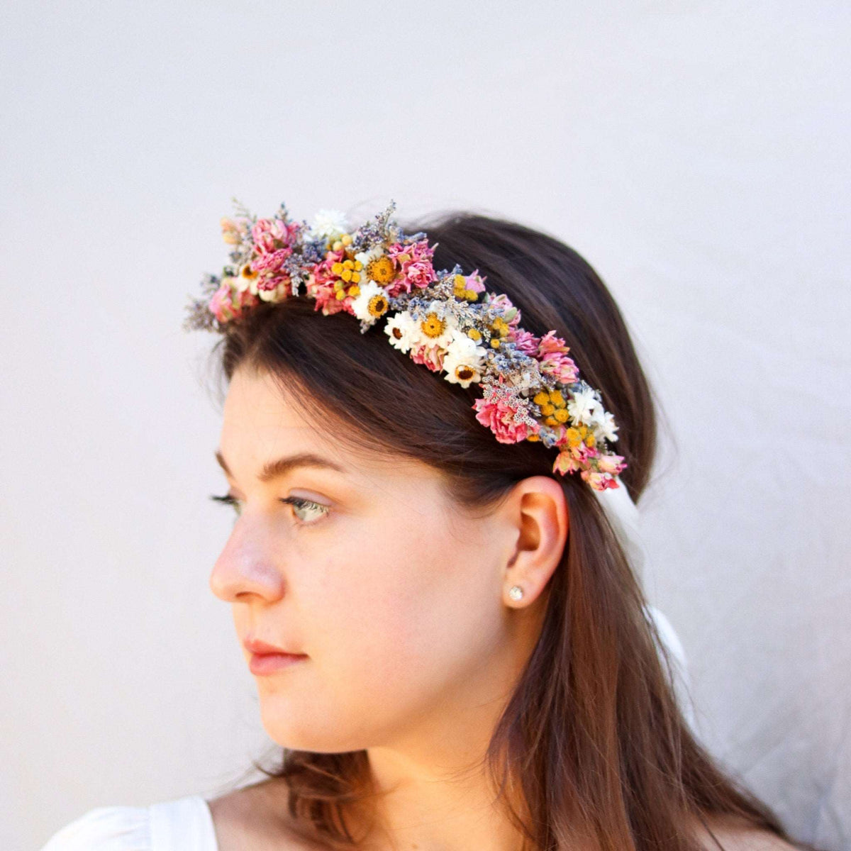 Pink Larkspur & Lavender Dried Bouquets & Wedding Accessories