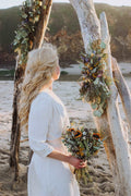 Eucalyptus & Tansy Dried Wedding Arch Arrangement