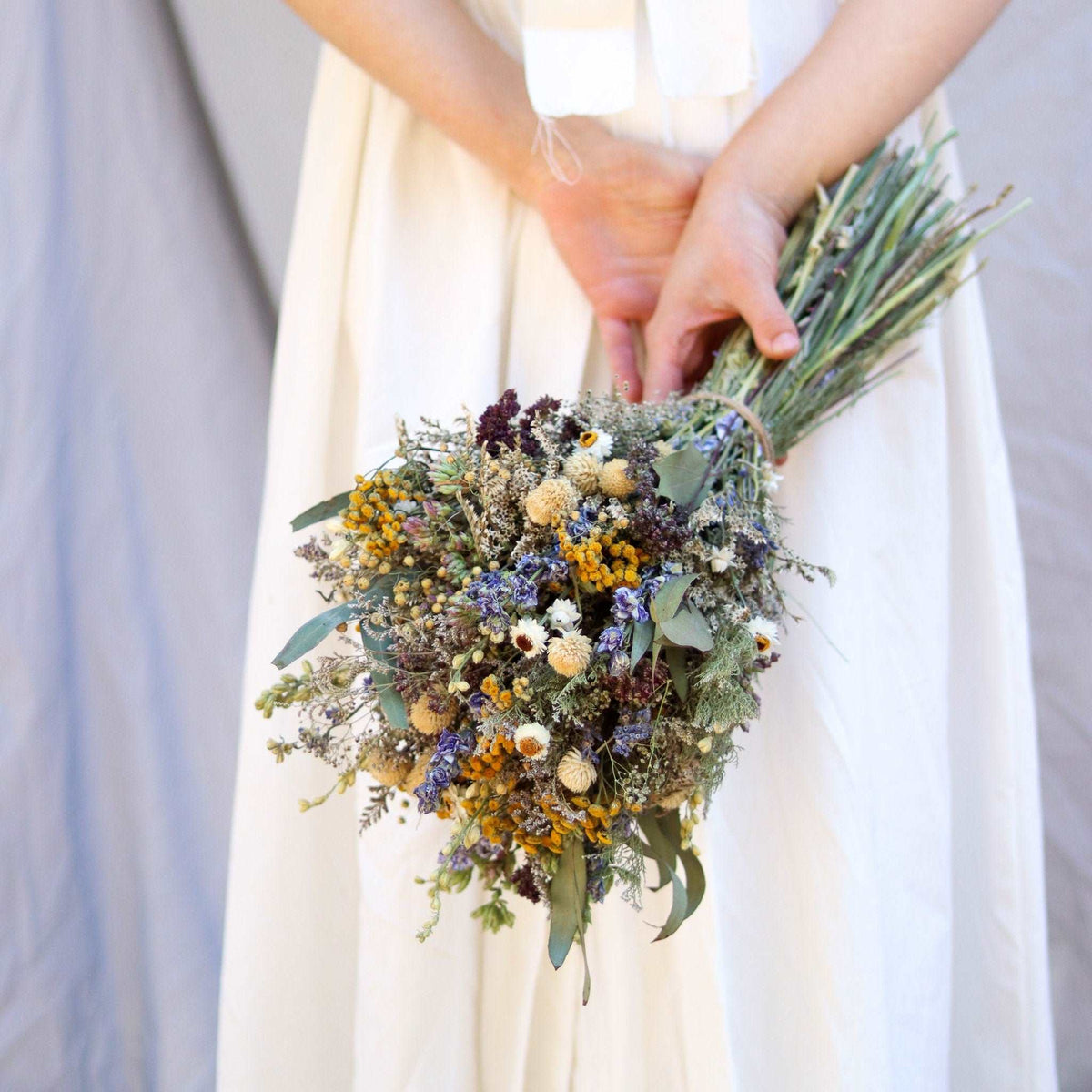 Eucalyptus & Lavender Dried Bouquets & Hair Combs