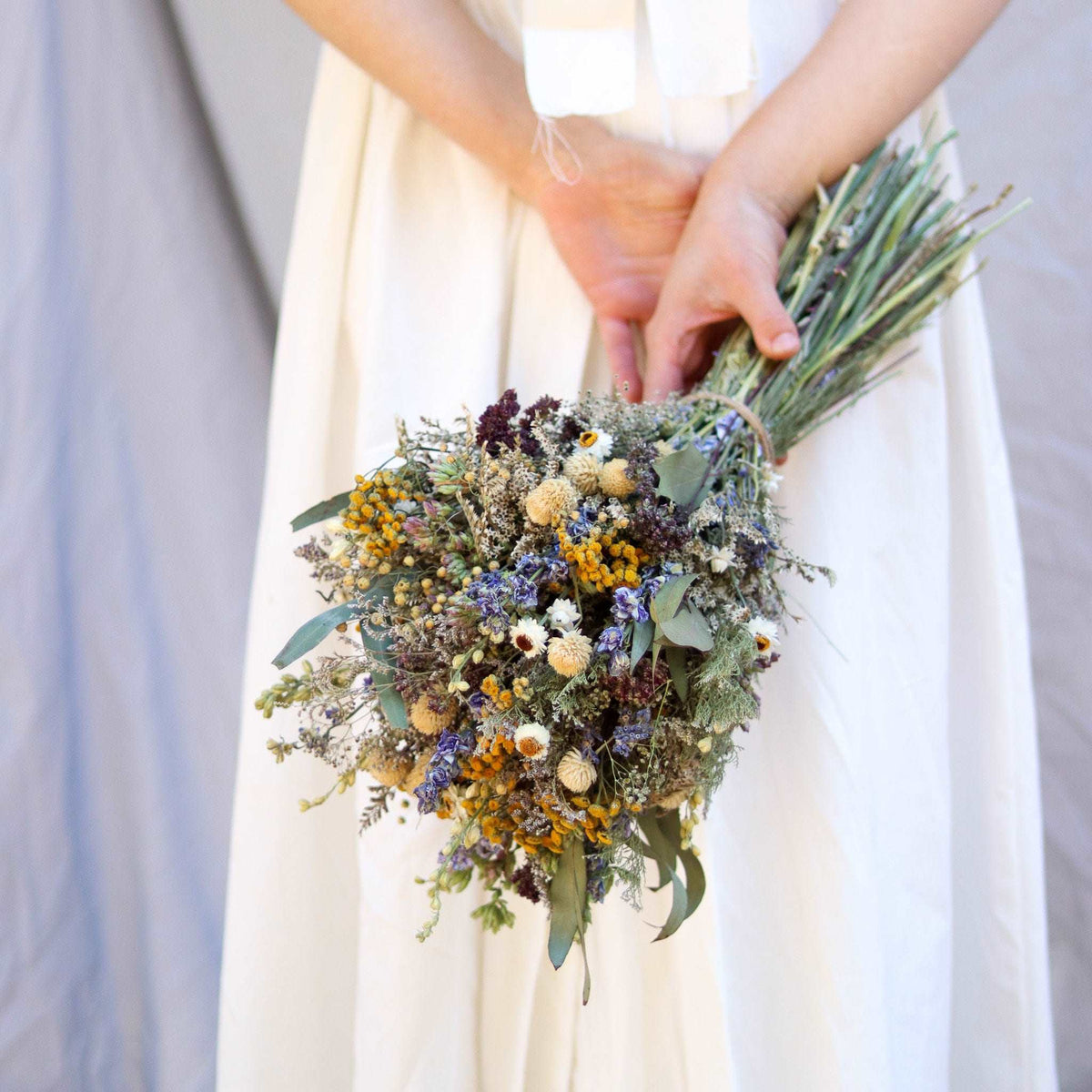 Eucalyptus & Lavender Dried Bouquets & Boutonnieres