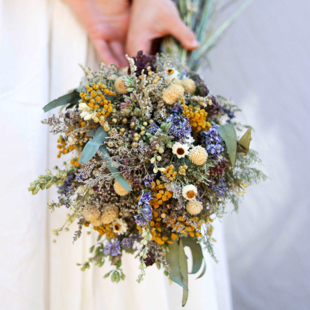 Eucalyptus & Lavender Dried Bouquets & Hair Combs