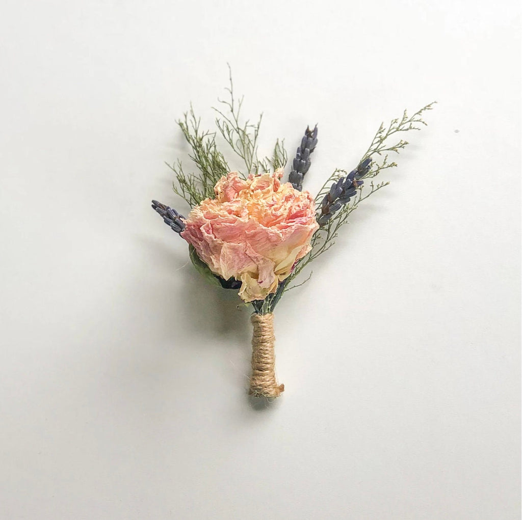 Ranunculus, Yarrow & Daisies Dried Bouquets & Wedding Accessories