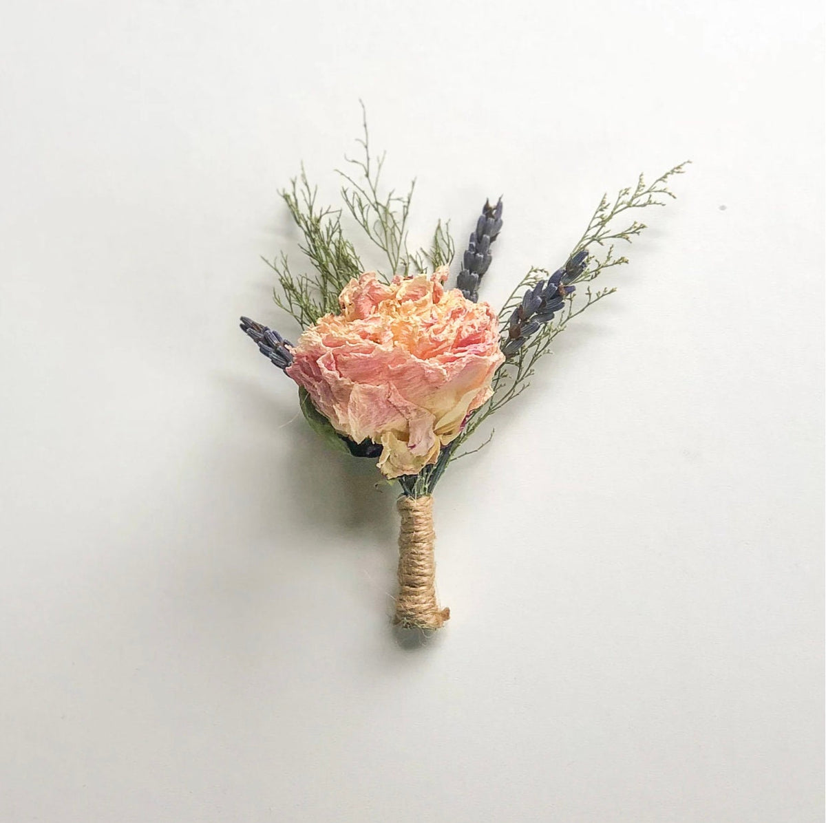 Ranunculus, Yarrow & Daisies Dried Bouquets & Wedding Accessories