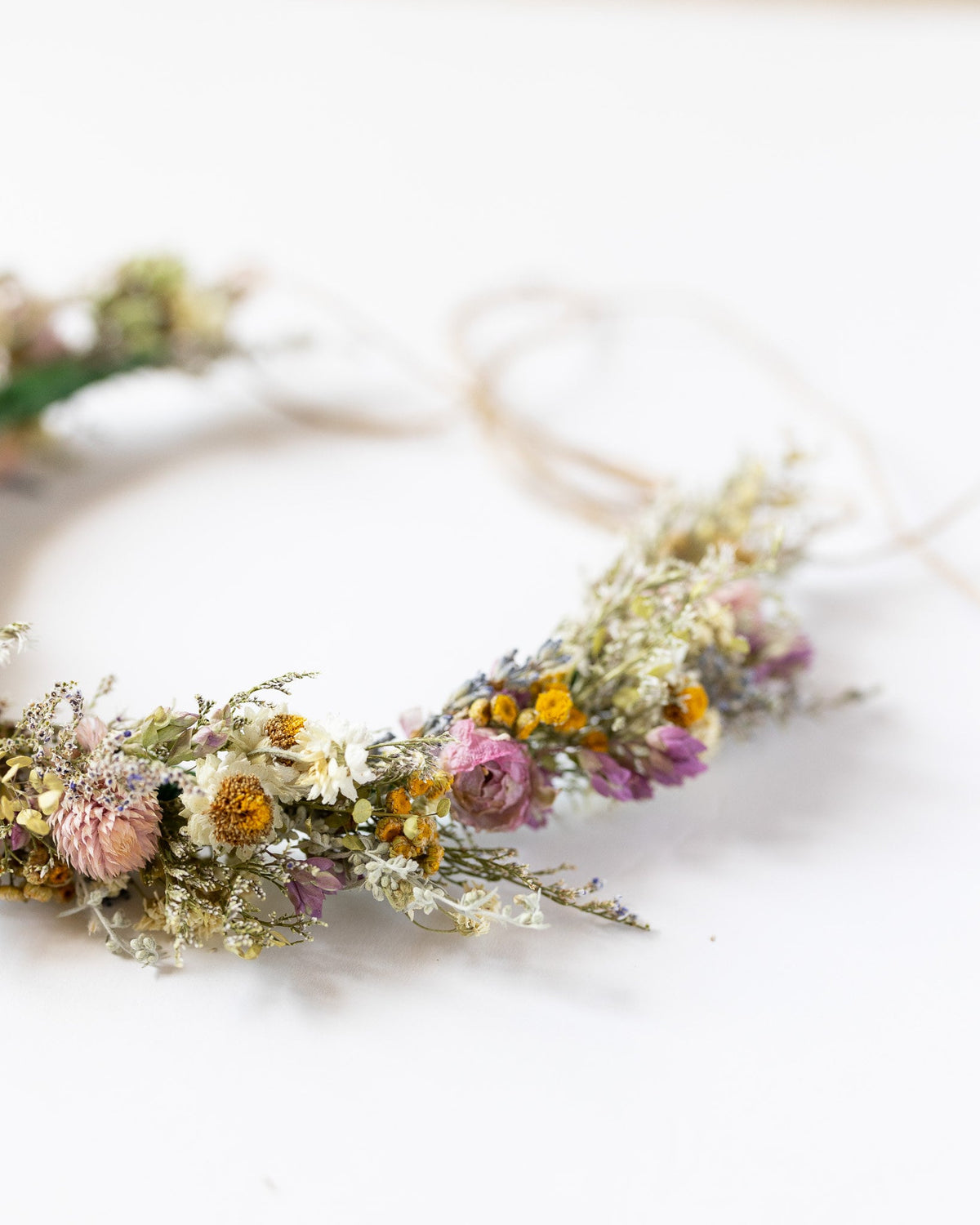 Ranunculus & Lavender Dried Bouquets & Flower Crowns