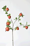 38" Faux Pomegranate Fruit Branch