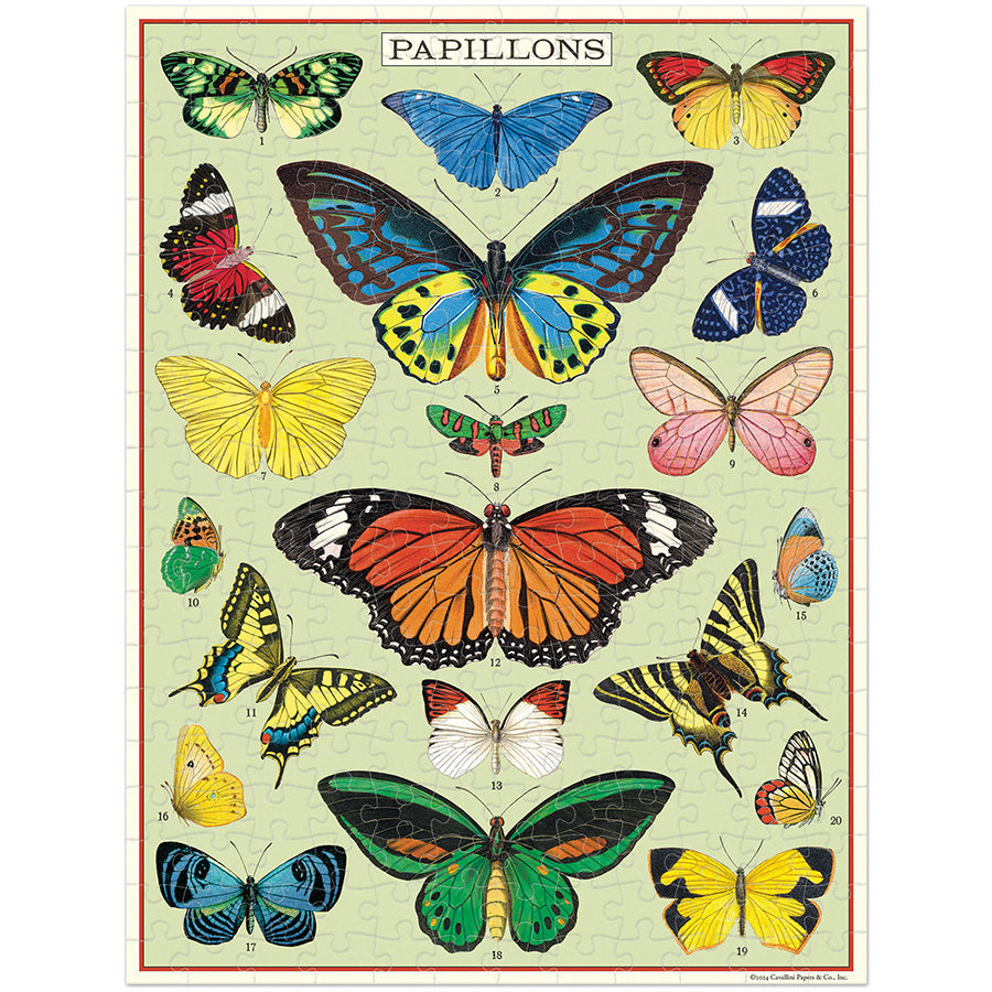 Papilons Butterfly Mini Jigsaw Puzzle | 240 Pieces