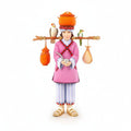 Patience Brewster Water Carrier Nativity Figure — Retired